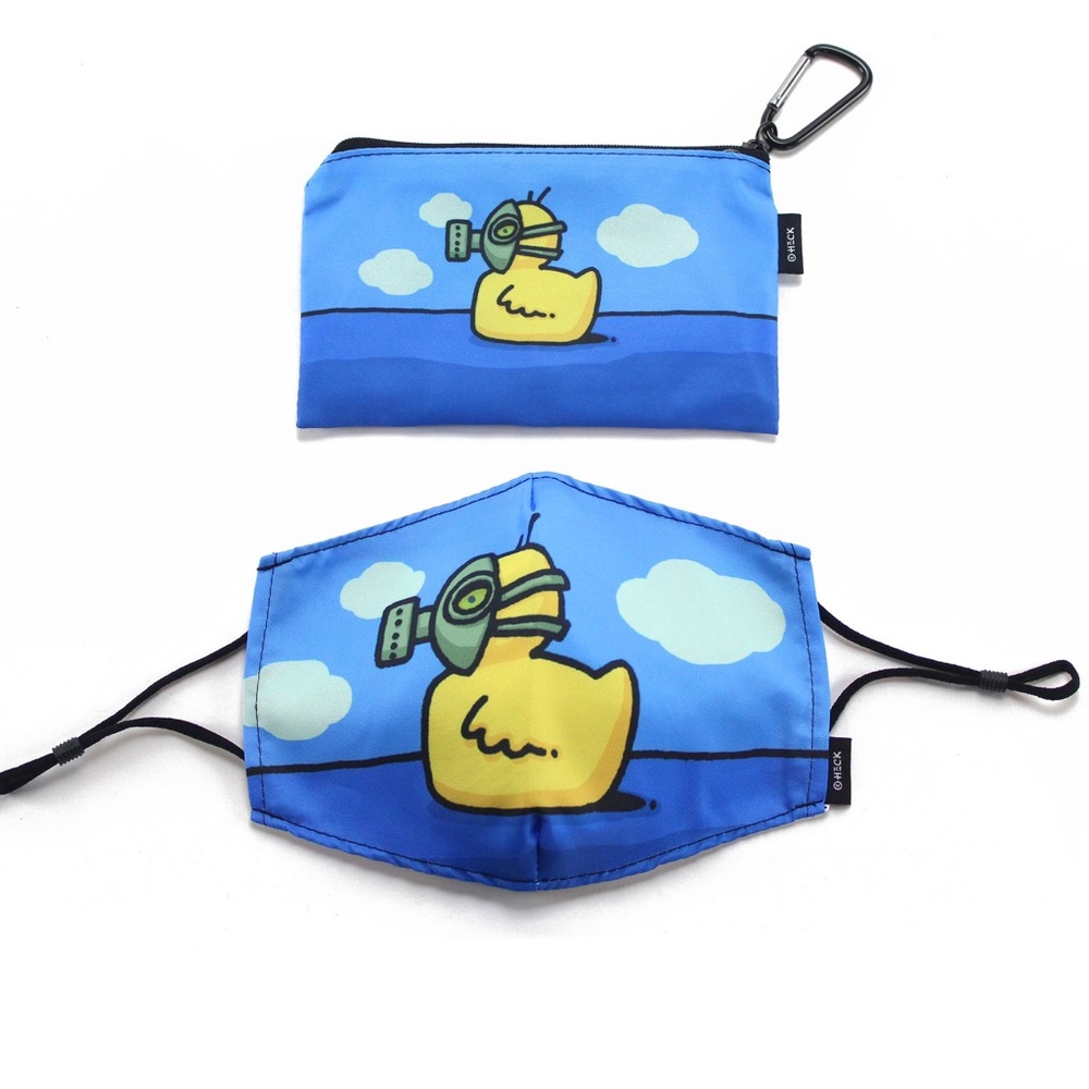 Ed Heck Designer Adult Facemask Armageddon Duck